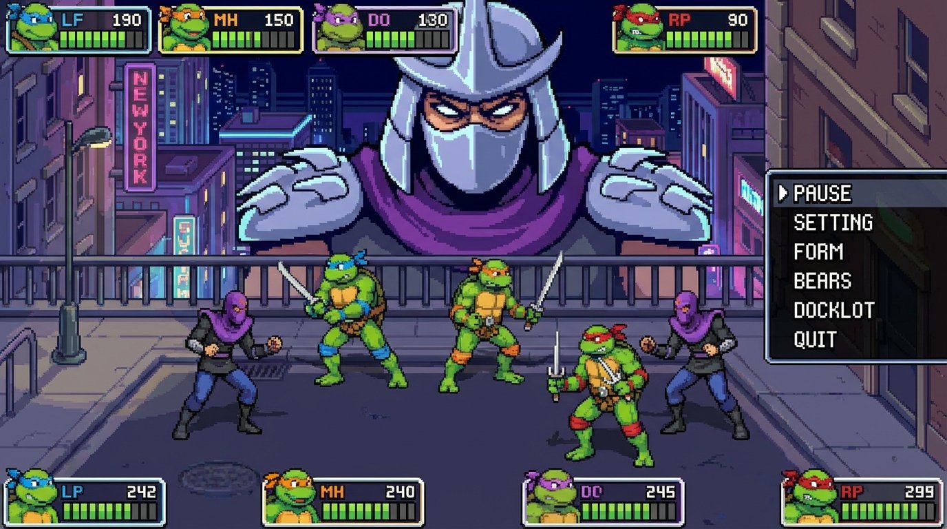 Teenage Mutant Ninja Turtles: Shredder’s Revenge game screenshot