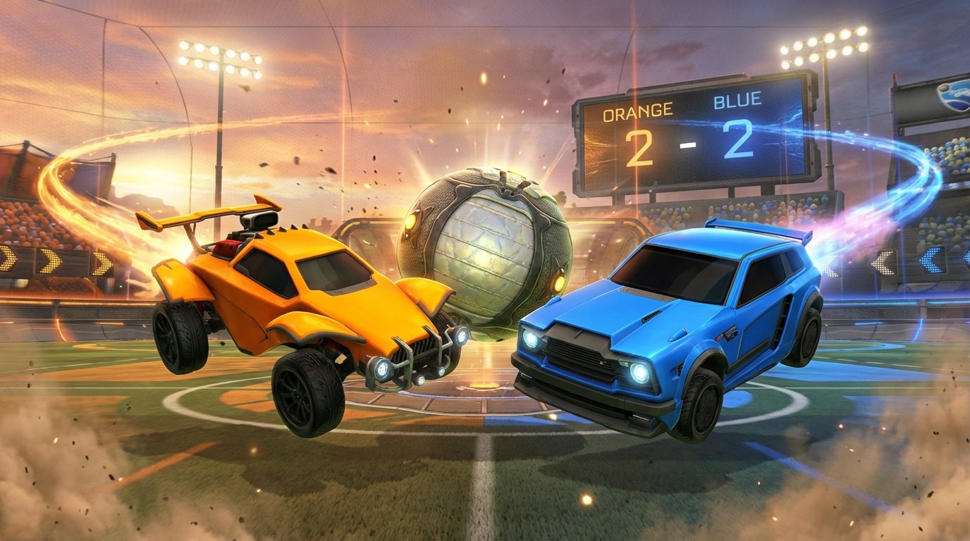 Rocket League game screenshot