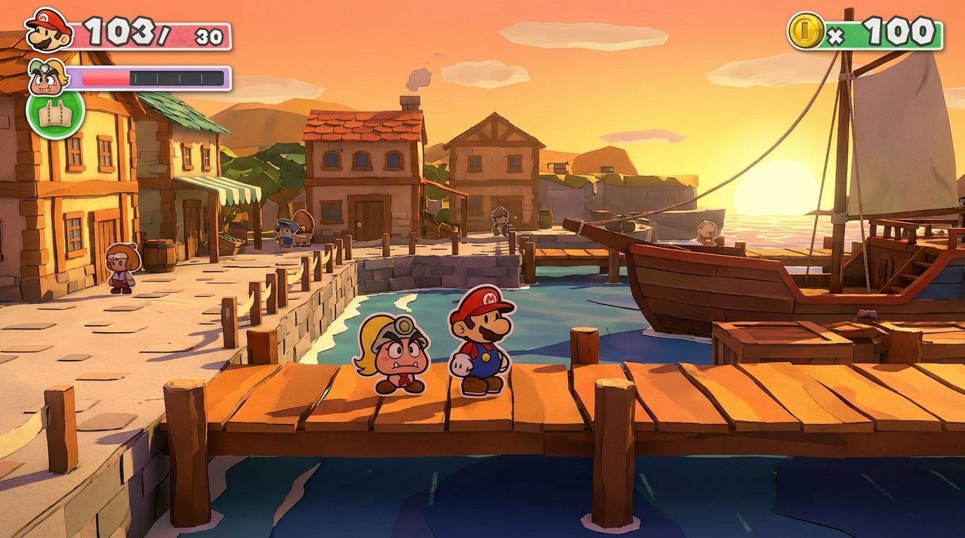 Paper Mario: The Thousand-Year Door Remake game screenshot