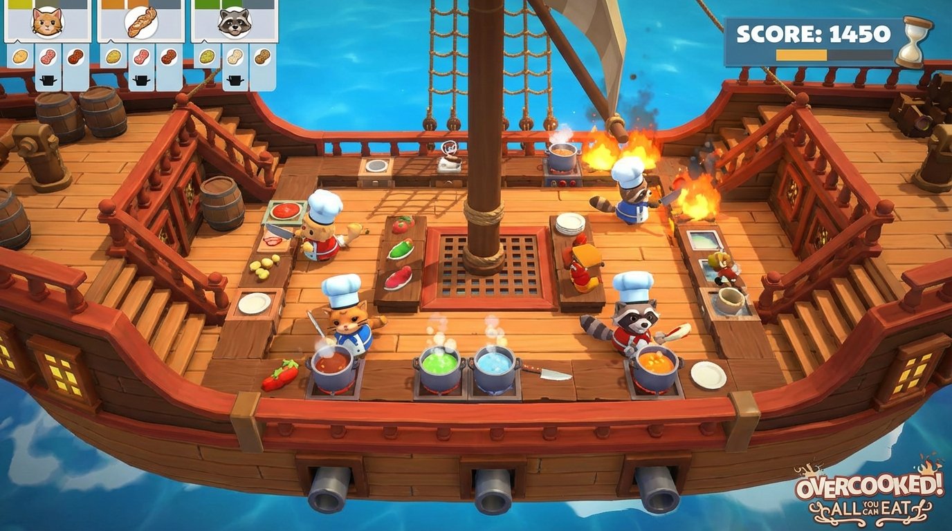 Overcooked! All You Can Eat game screenshot
