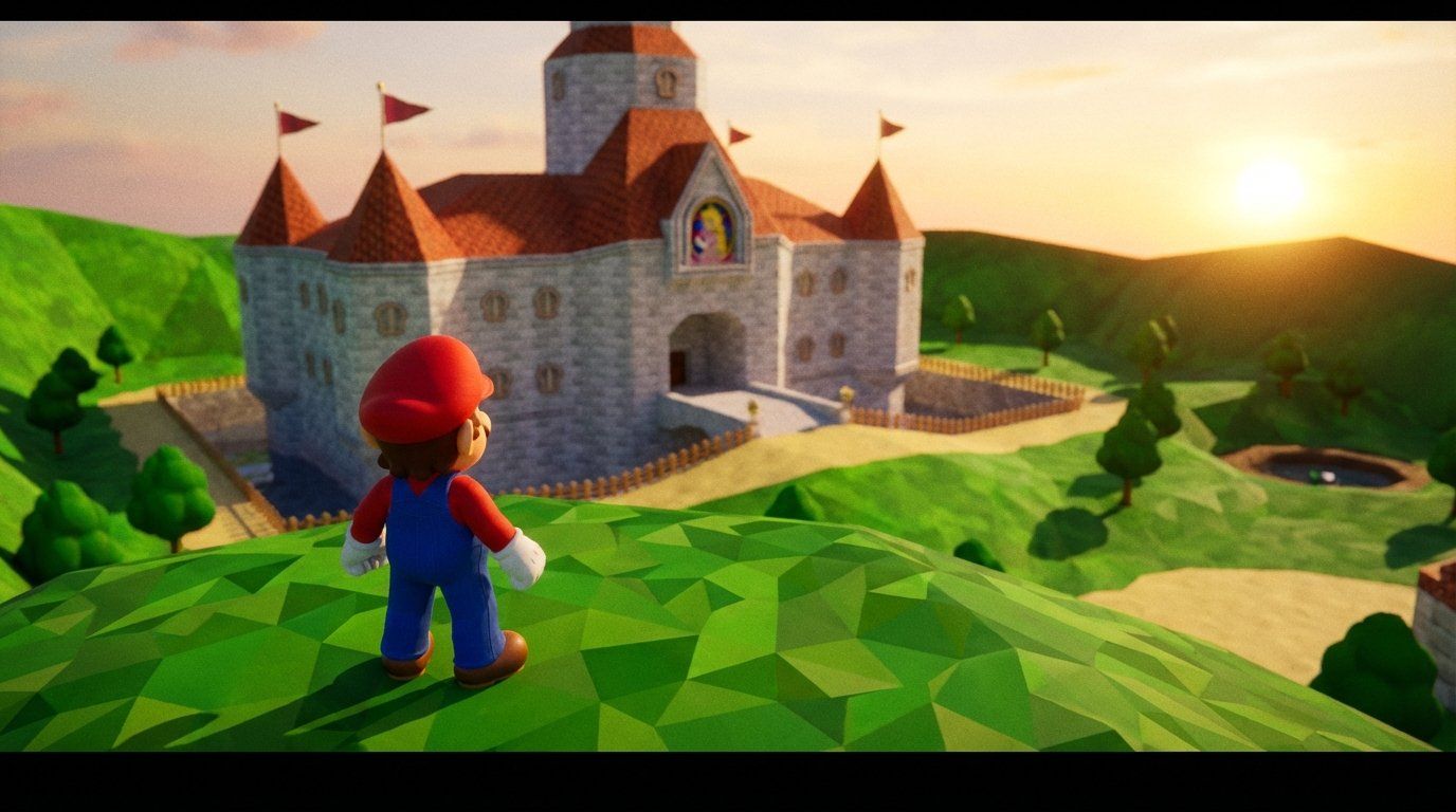 Super Mario 64 game screenshot