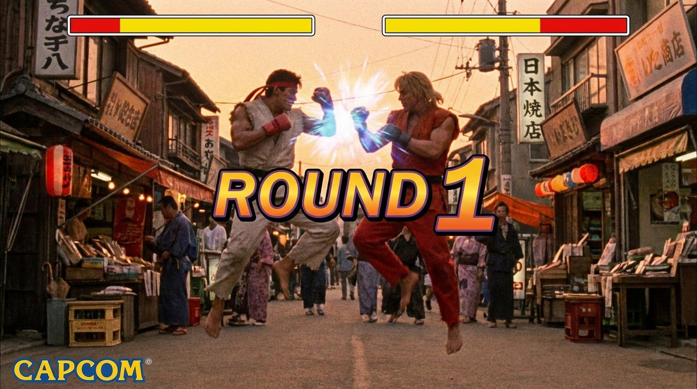 Street Fighter II game screenshot