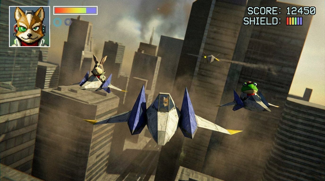 Star Fox 64 game screenshot