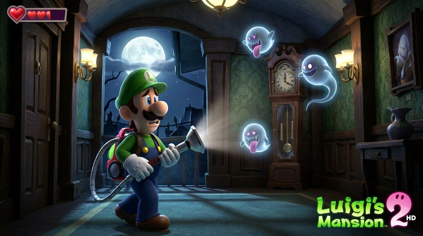 Luigi’s Mansion 2 HD game screenshot