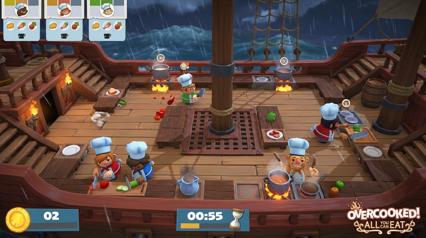 Overcooked! All You Can Eat game screenshot