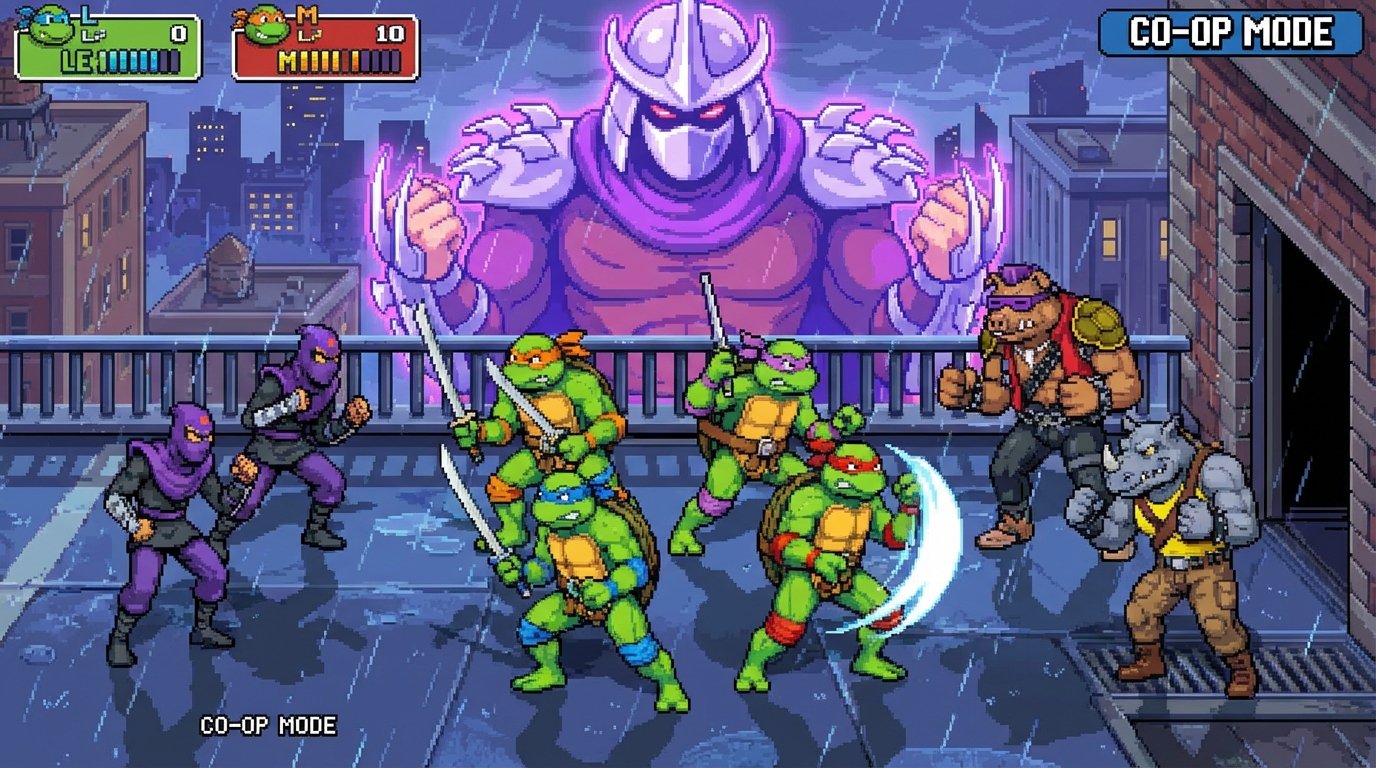 Teenage Mutant Ninja Turtles: Shredder’s Revenge game screenshot