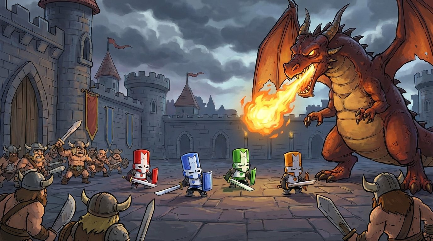 Castle Crashers game screenshot
