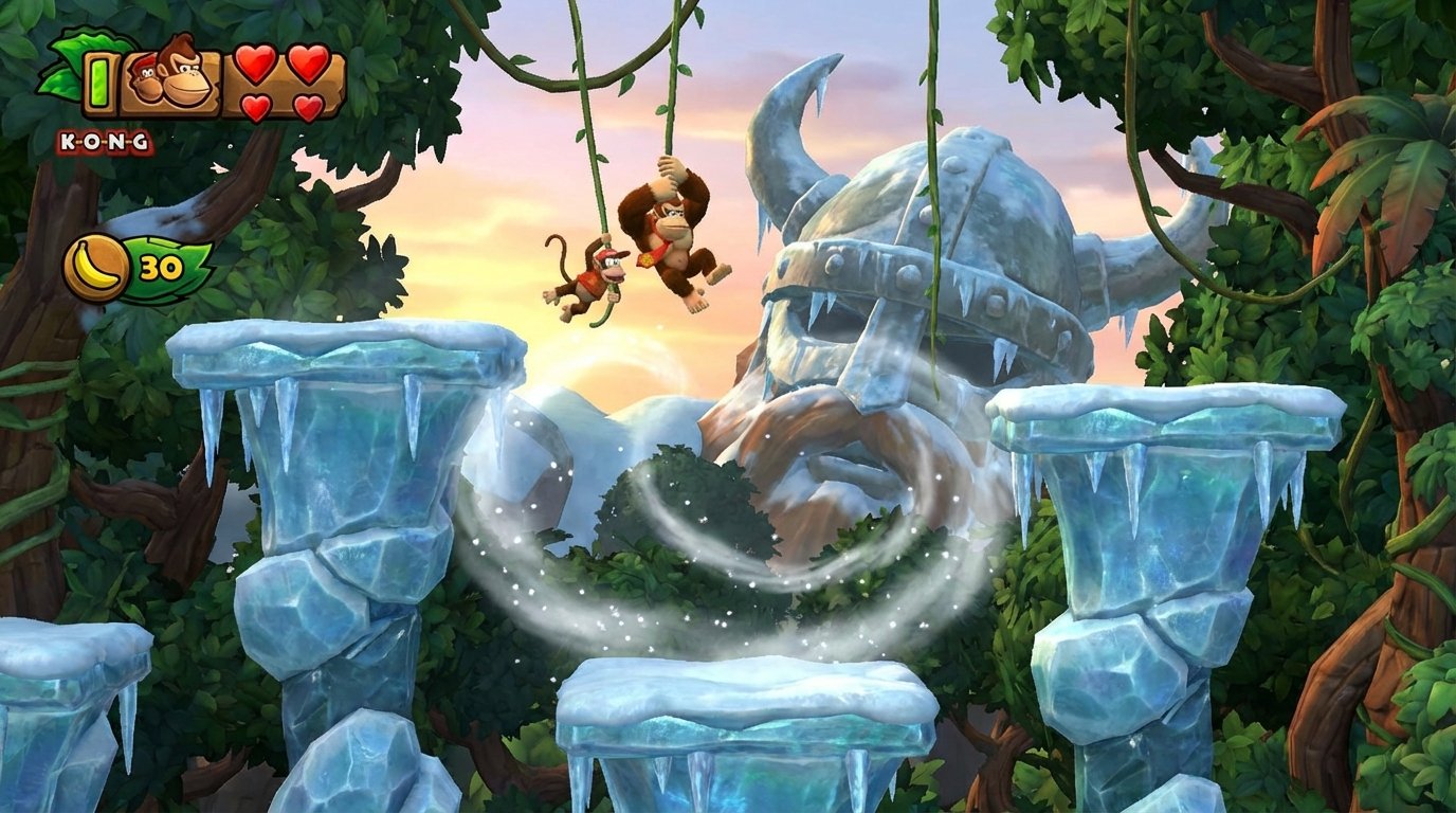 Donkey Kong Country: Tropical Freeze game screenshot