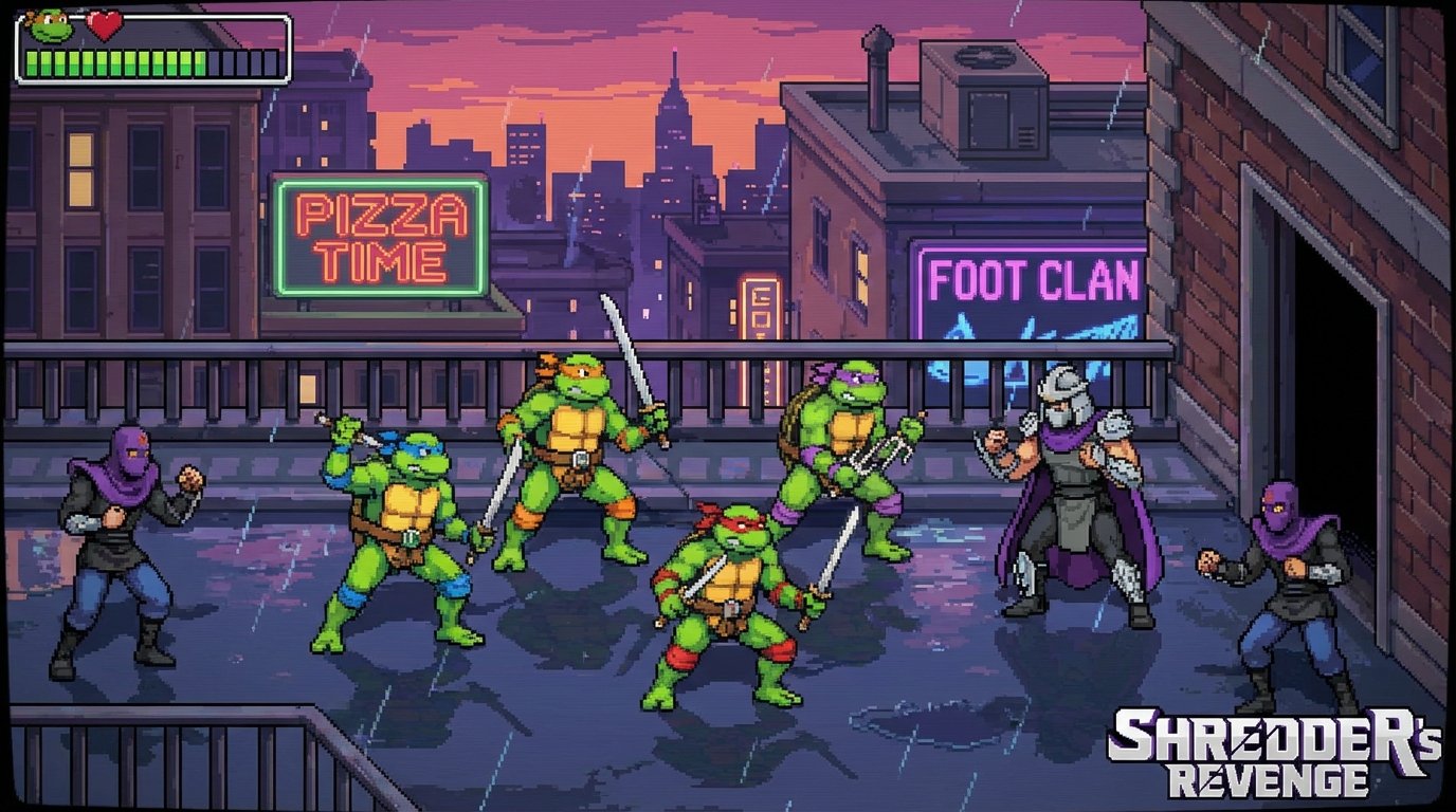 Teenage Mutant Ninja Turtles: Shredder’s Revenge game screenshot