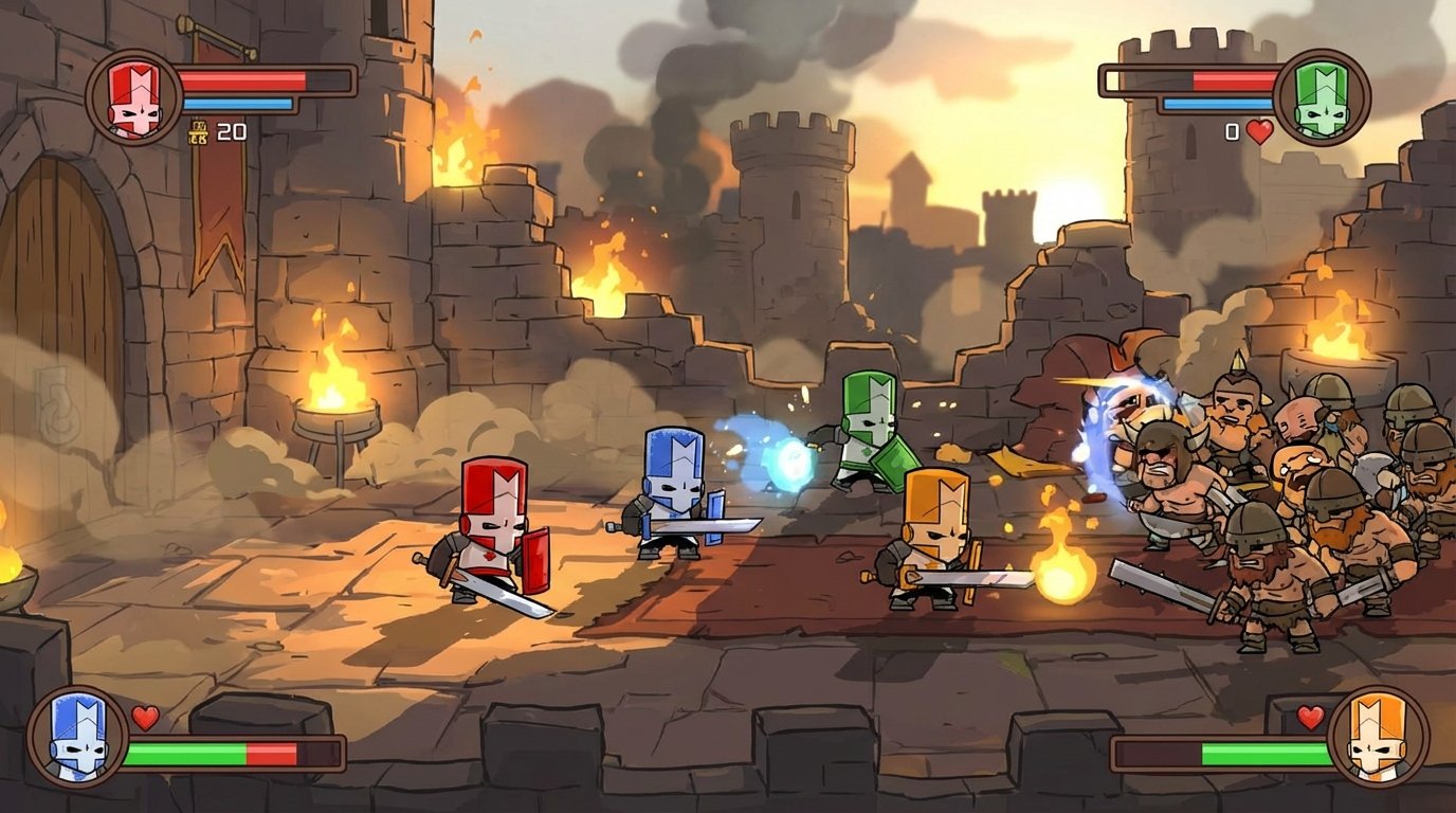 Castle Crashers game screenshot