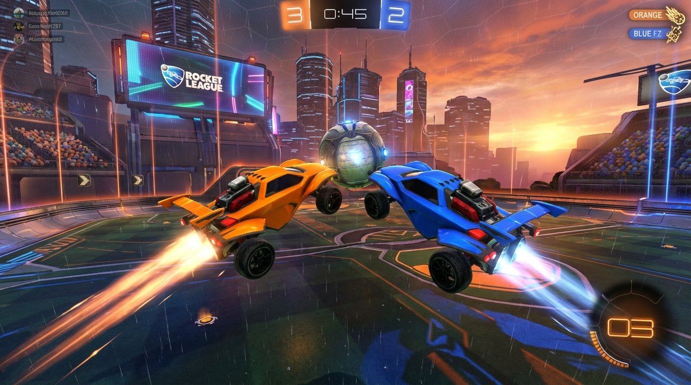 Rocket League game screenshot