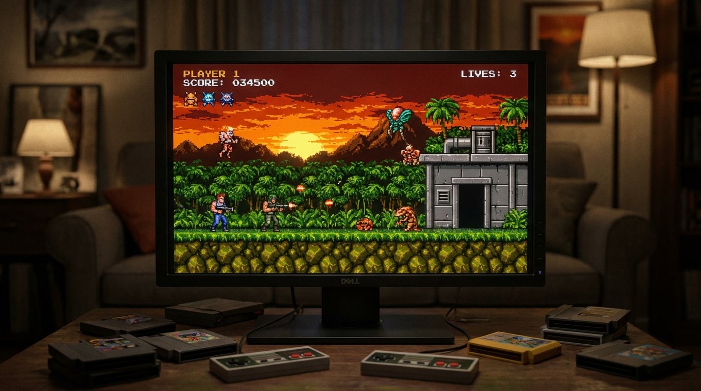 Contra game screenshot