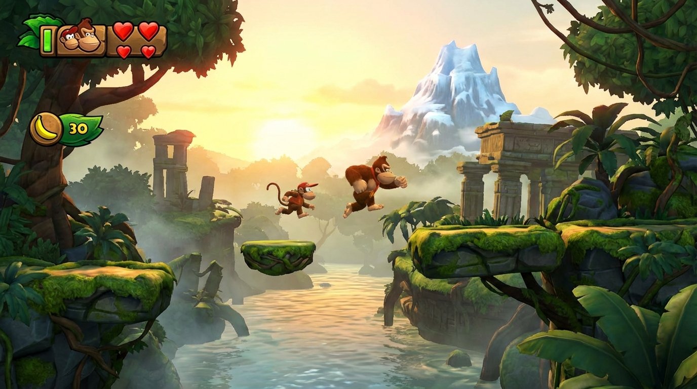 Donkey Kong Country: Tropical Freeze game screenshot