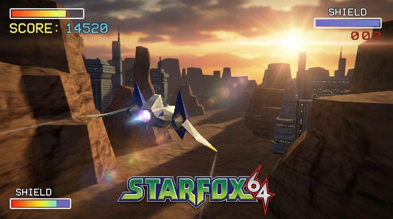 Star Fox 64 game screenshot