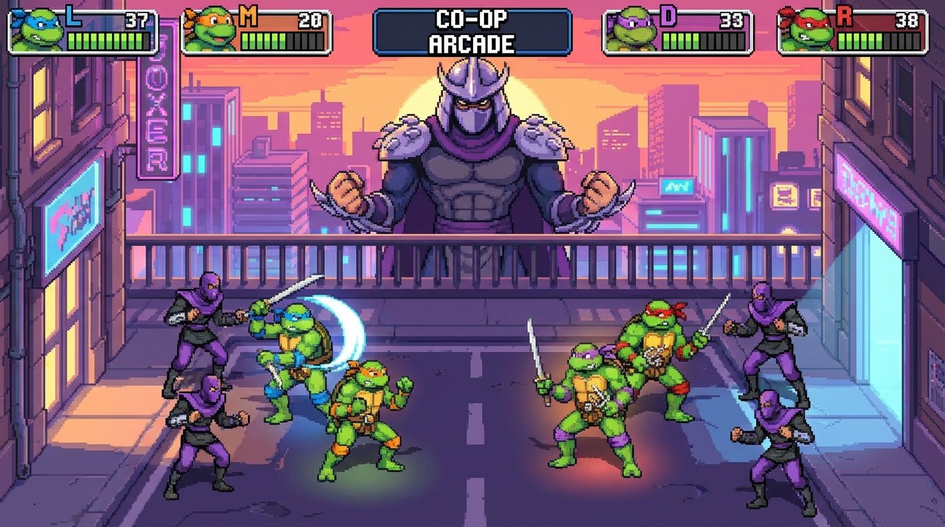 Teenage Mutant Ninja Turtles: Shredder’s Revenge game screenshot