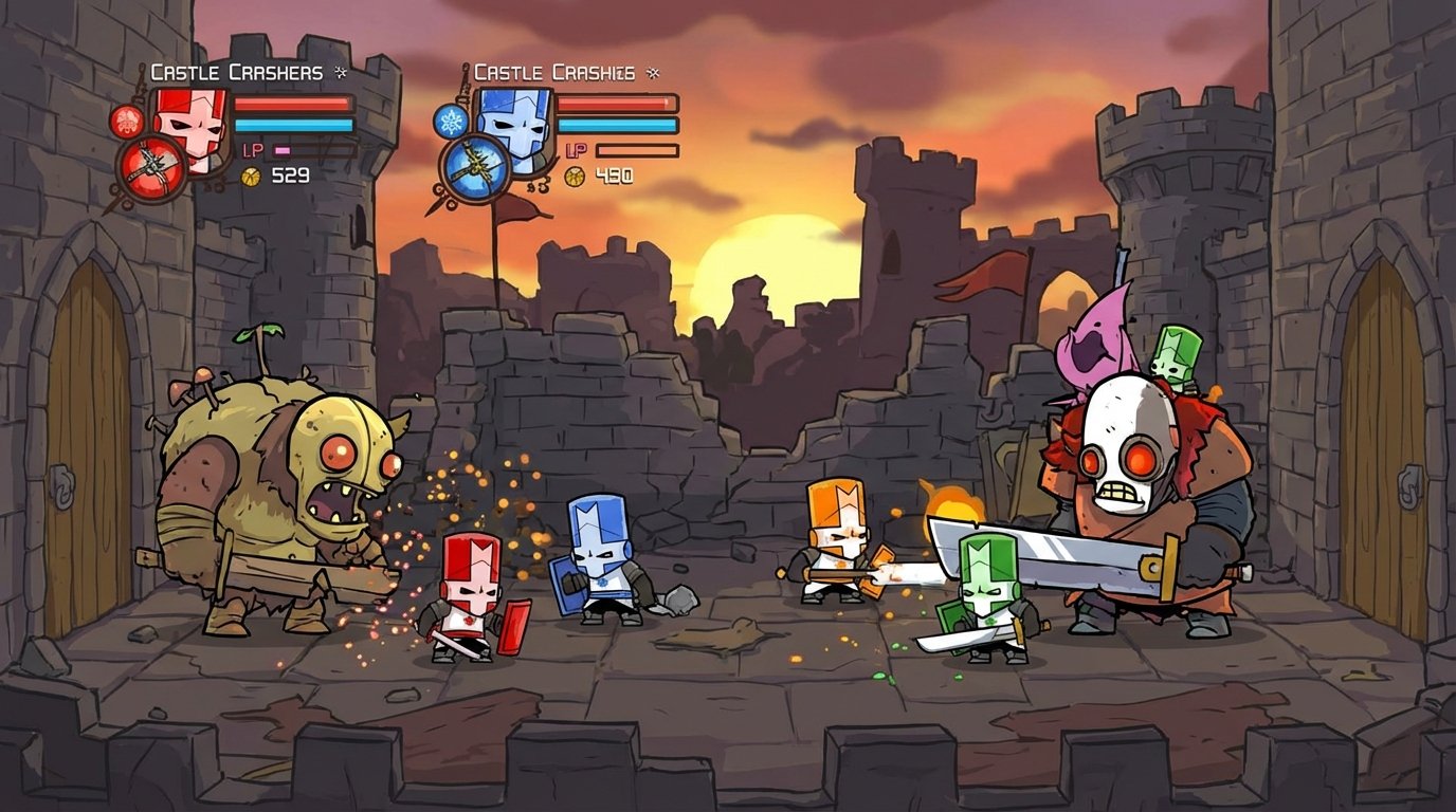 Castle Crashers game screenshot