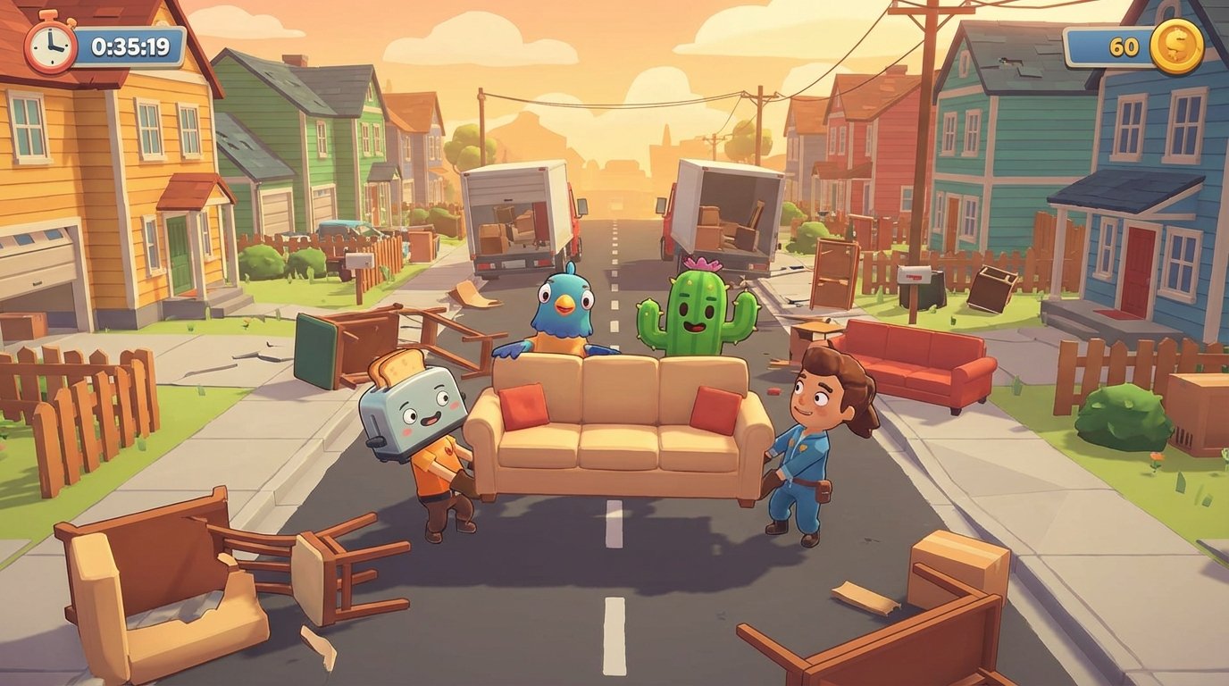 Moving Out game screenshot