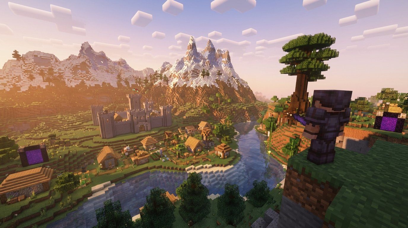 Minecraft game screenshot