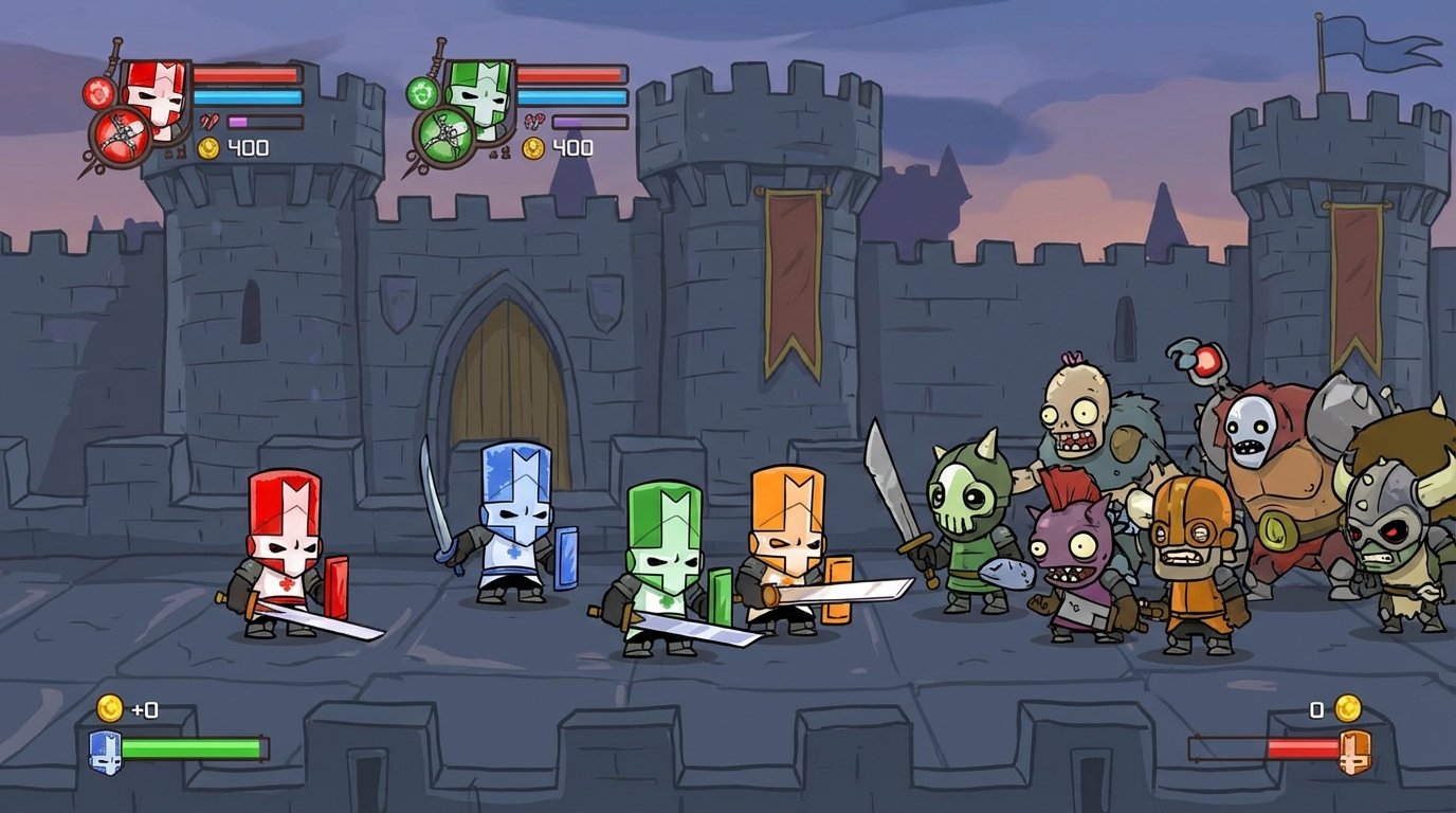 Castle Crashers game screenshot