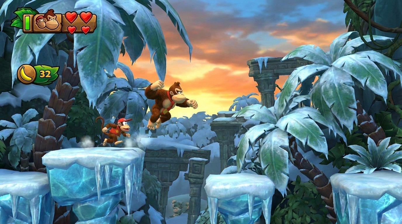 Donkey Kong Country: Tropical Freeze game screenshot