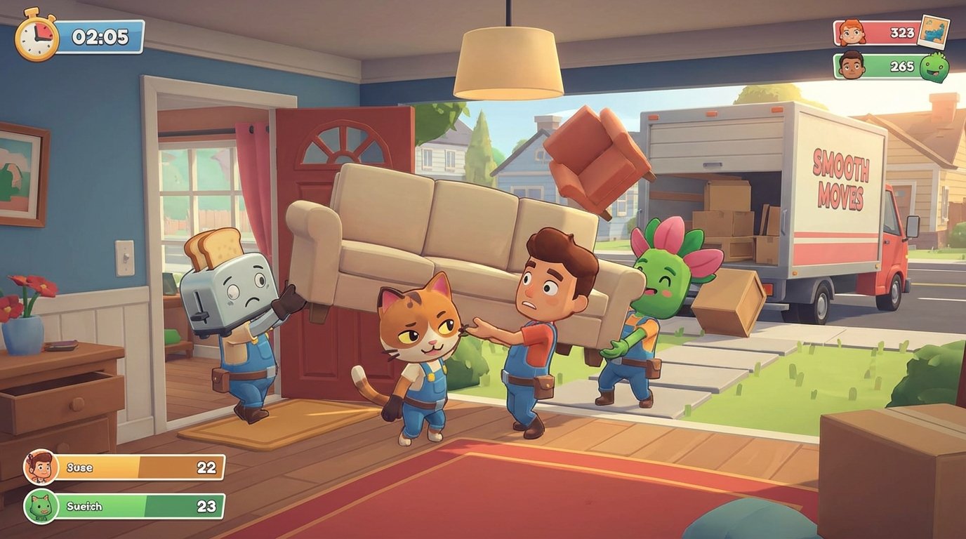 Moving Out game screenshot