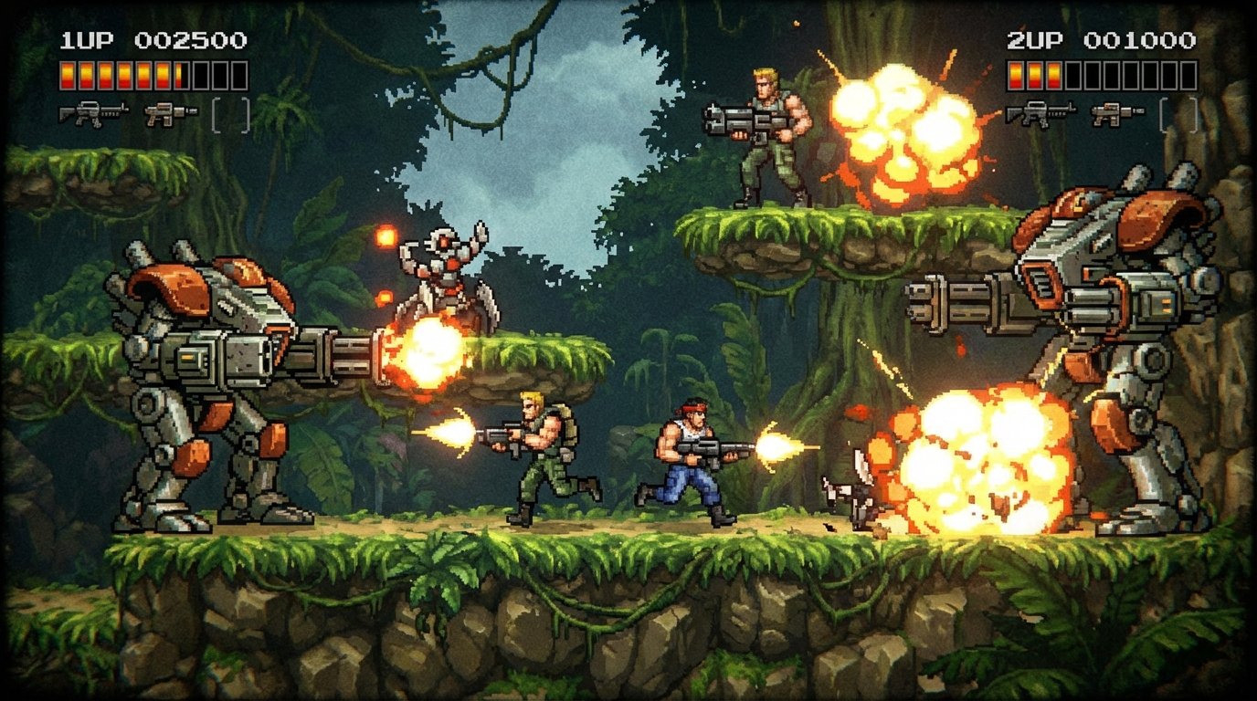 Contra game screenshot