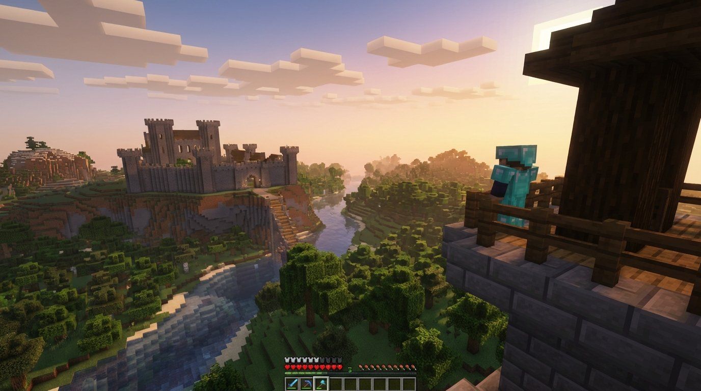 Minecraft game screenshot