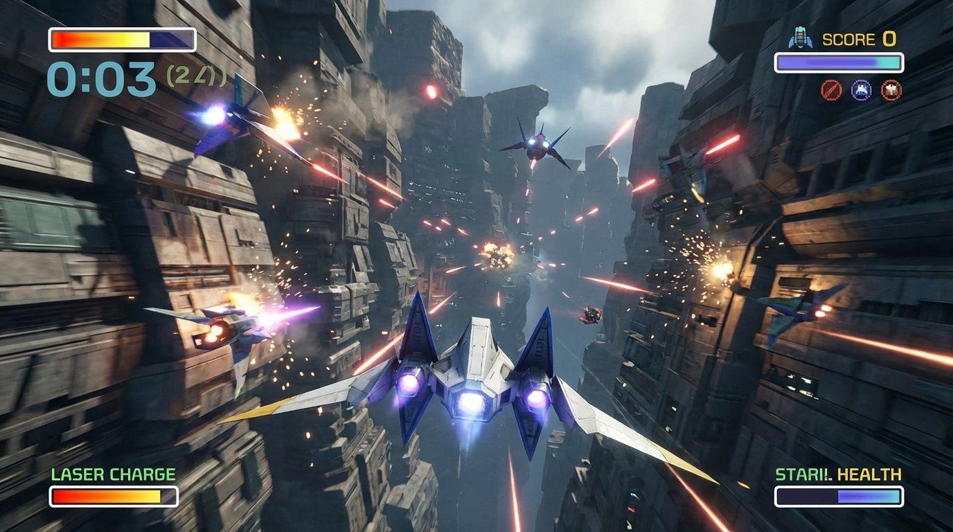 Star Fox 64 game screenshot