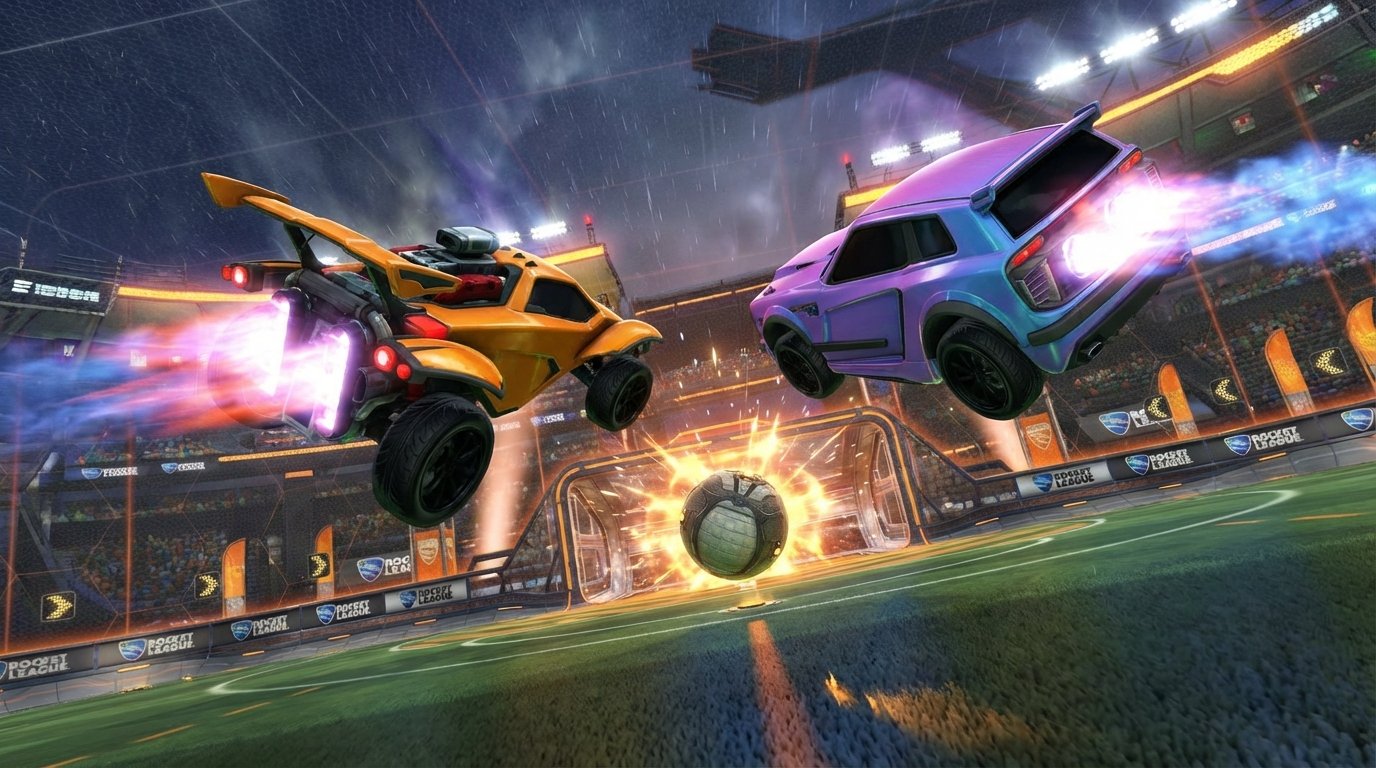 Rocket League game screenshot