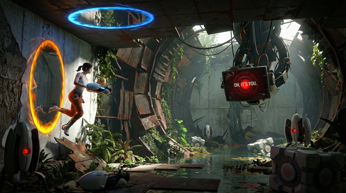 Portal 2 game screenshot