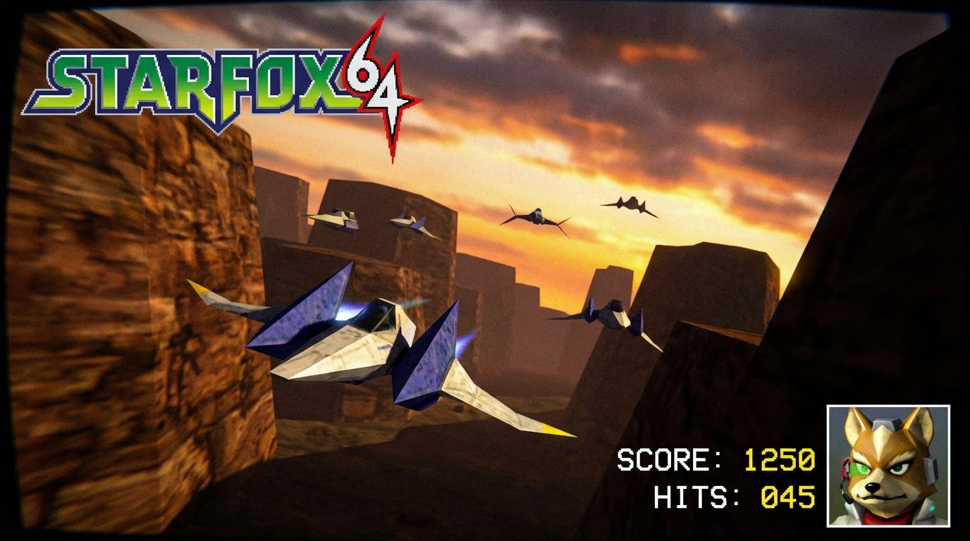 Star Fox 64 game screenshot
