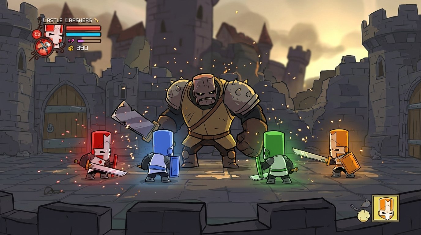 Castle Crashers game screenshot