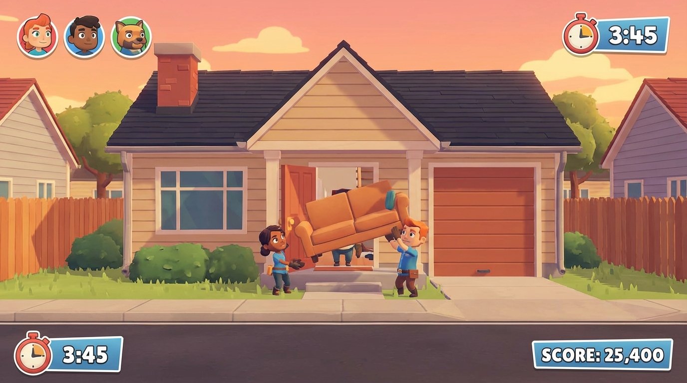 Moving Out game screenshot