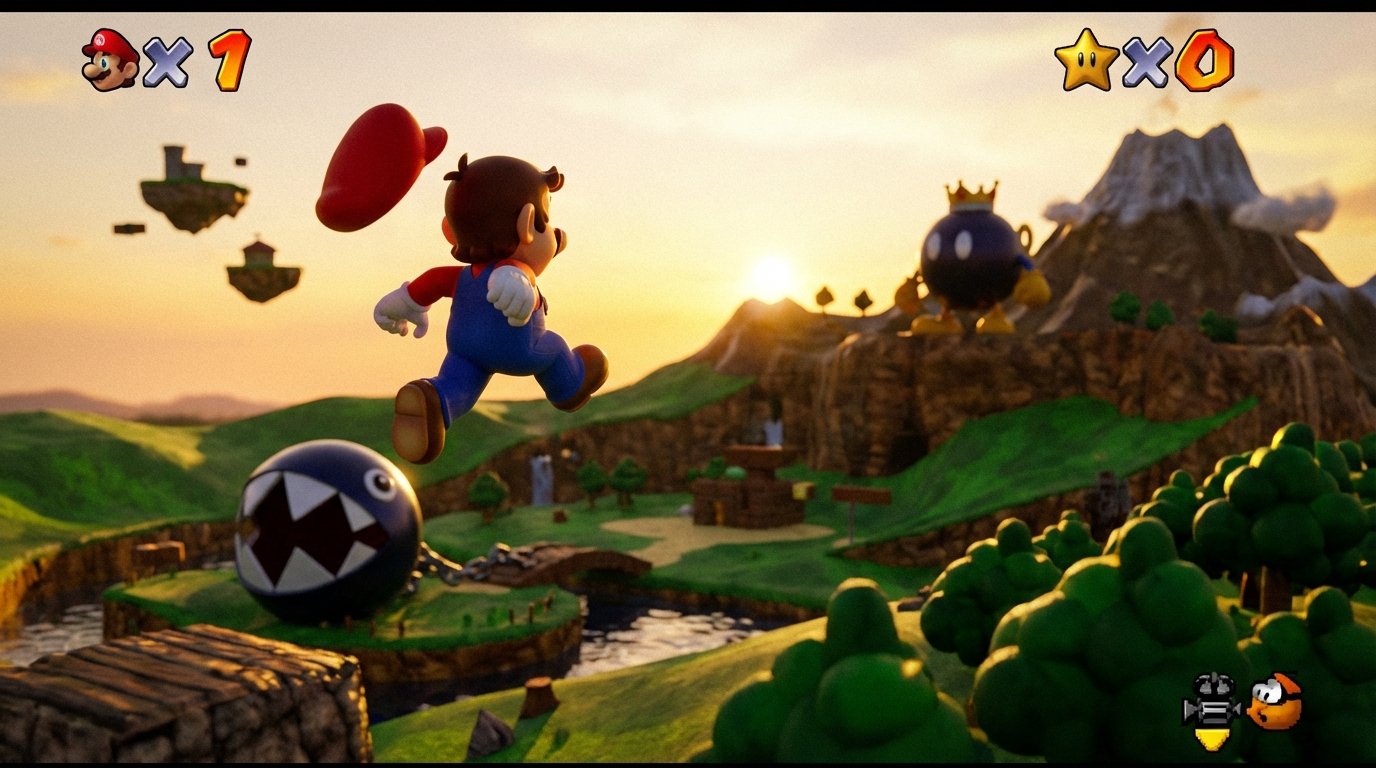 Super Mario 64 game screenshot