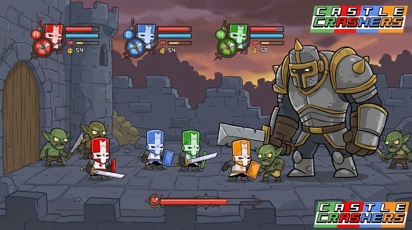 Castle Crashers game screenshot