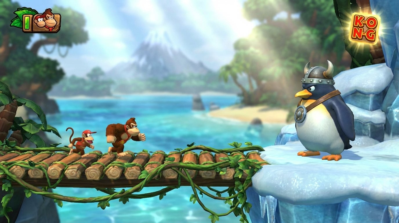 Donkey Kong Country: Tropical Freeze game screenshot
