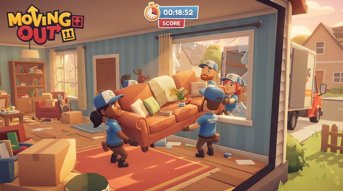 Moving Out game screenshot