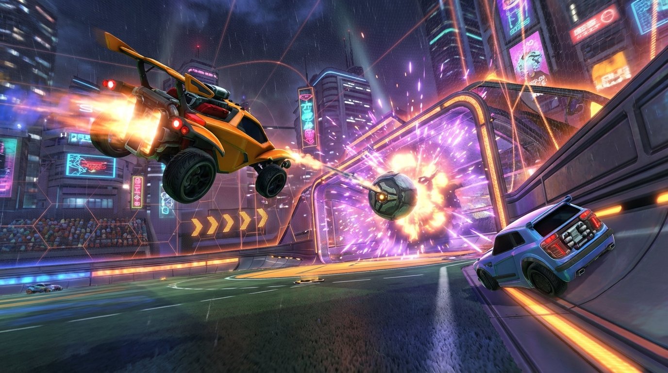 Rocket League game screenshot