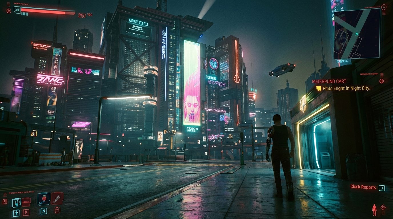 Cyberpunk 2077 game screenshot