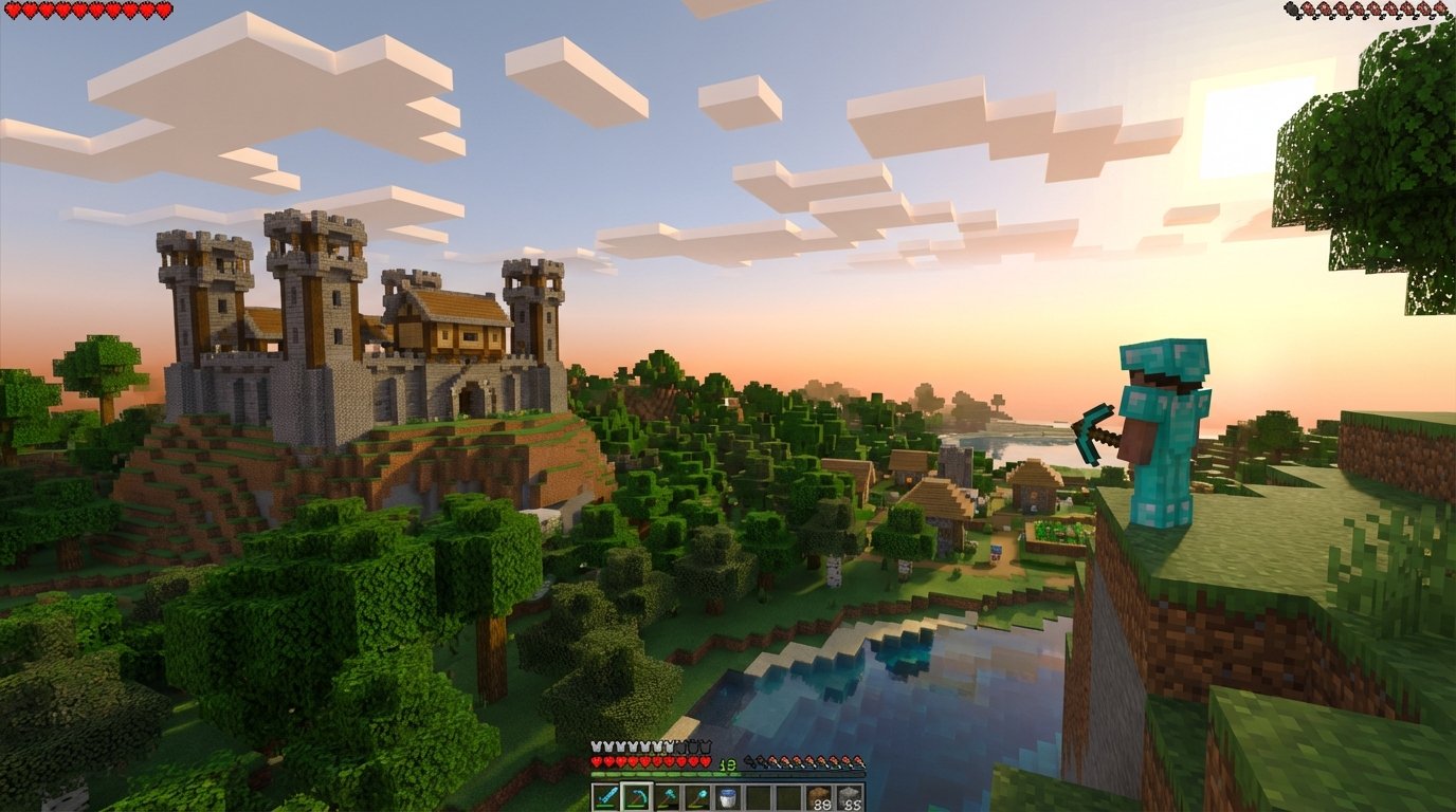 Minecraft game screenshot