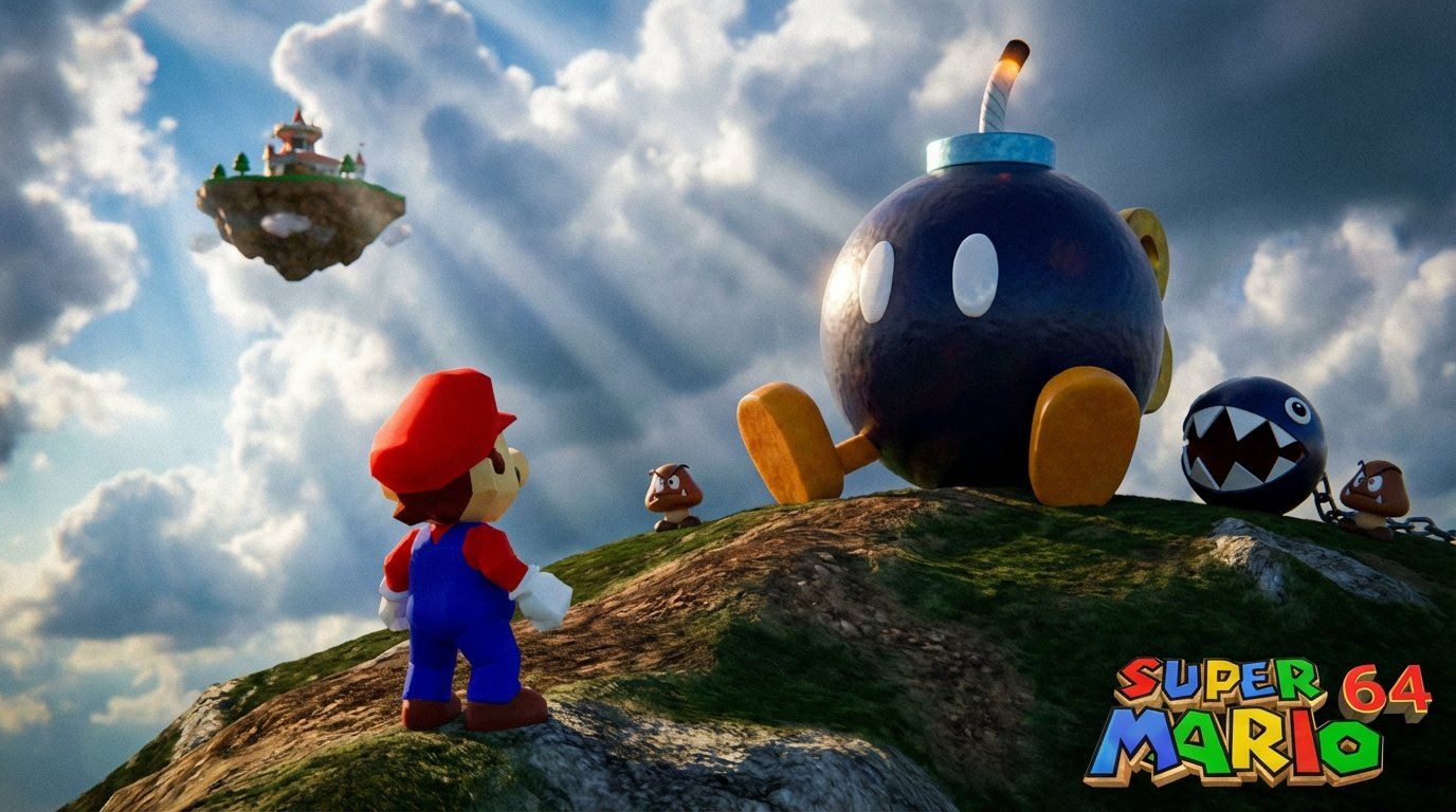 Super Mario 64 game screenshot