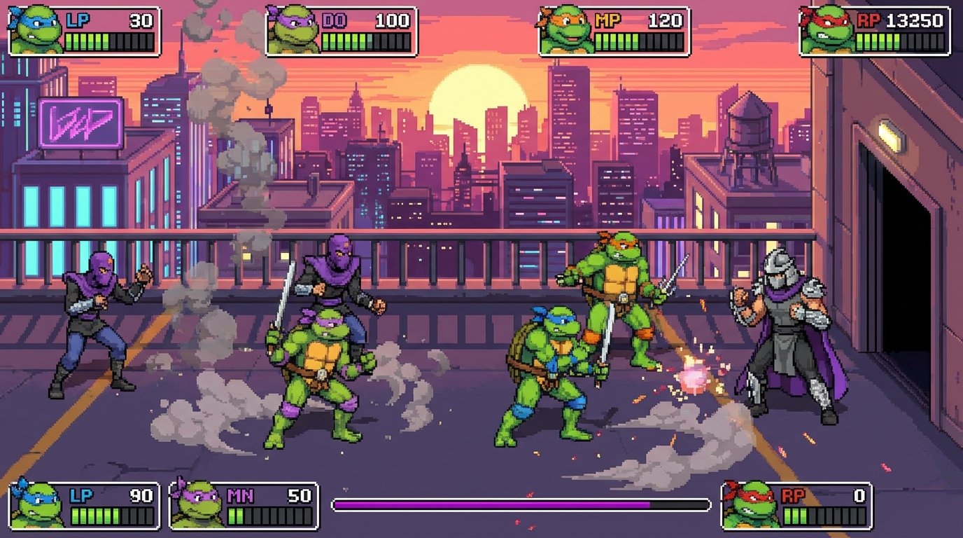 Teenage Mutant Ninja Turtles: Shredder’s Revenge game screenshot