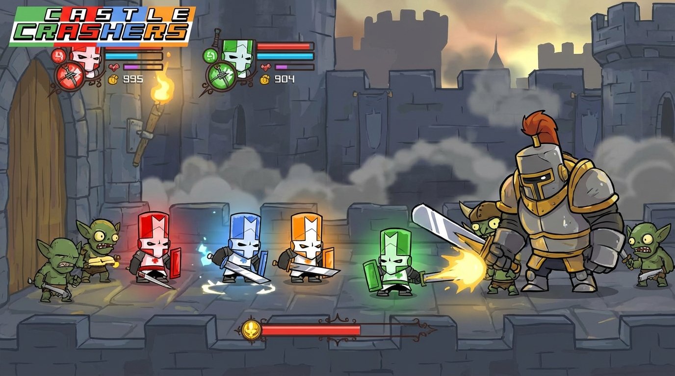 Castle Crashers game screenshot