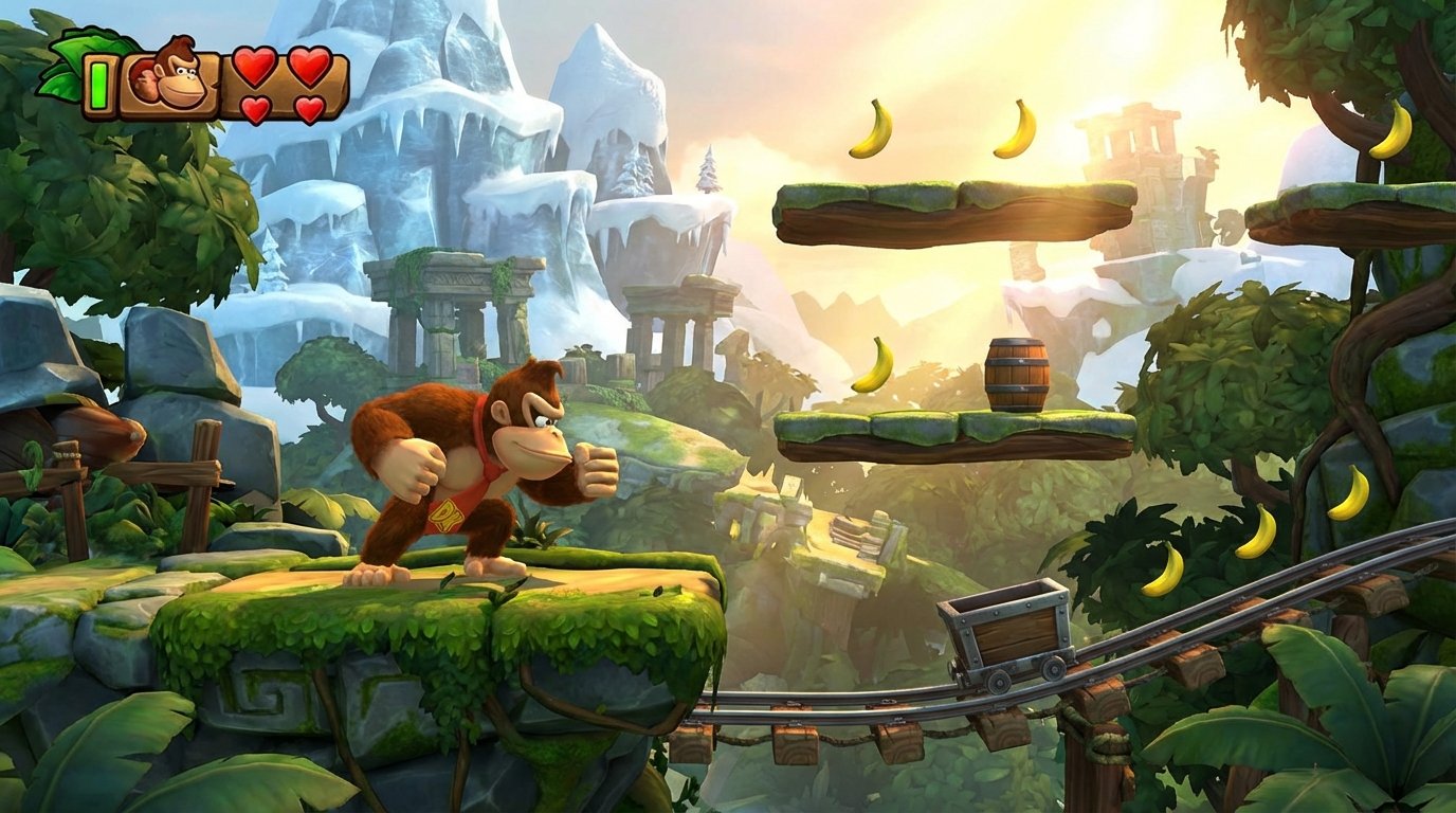 Donkey Kong Country: Tropical Freeze game screenshot