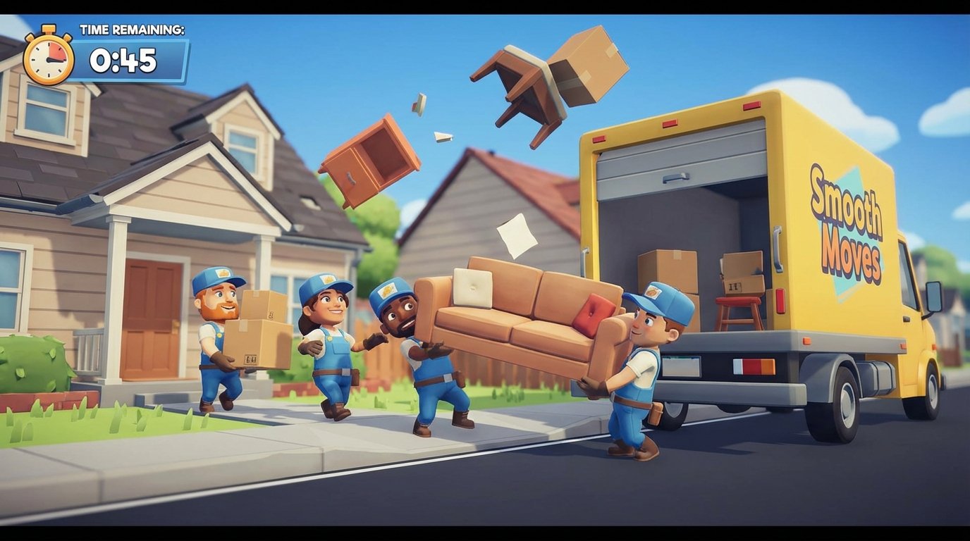 Moving Out game screenshot