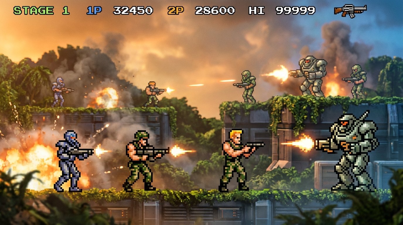 Contra game screenshot