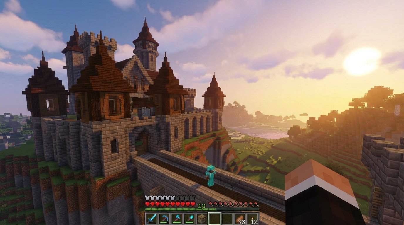 Minecraft game screenshot