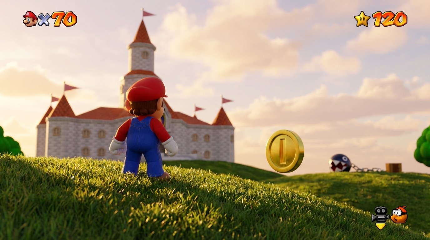 Super Mario 64 game screenshot