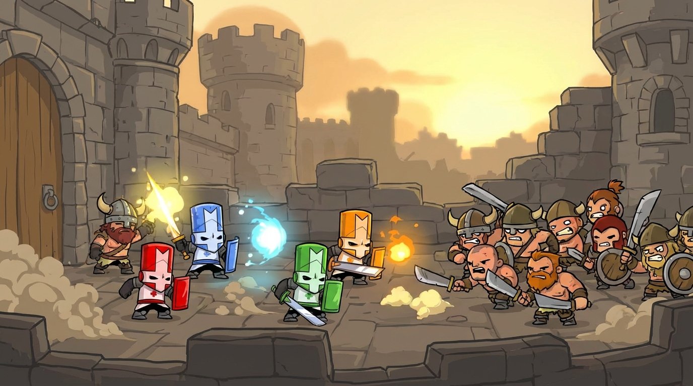 Castle Crashers game screenshot