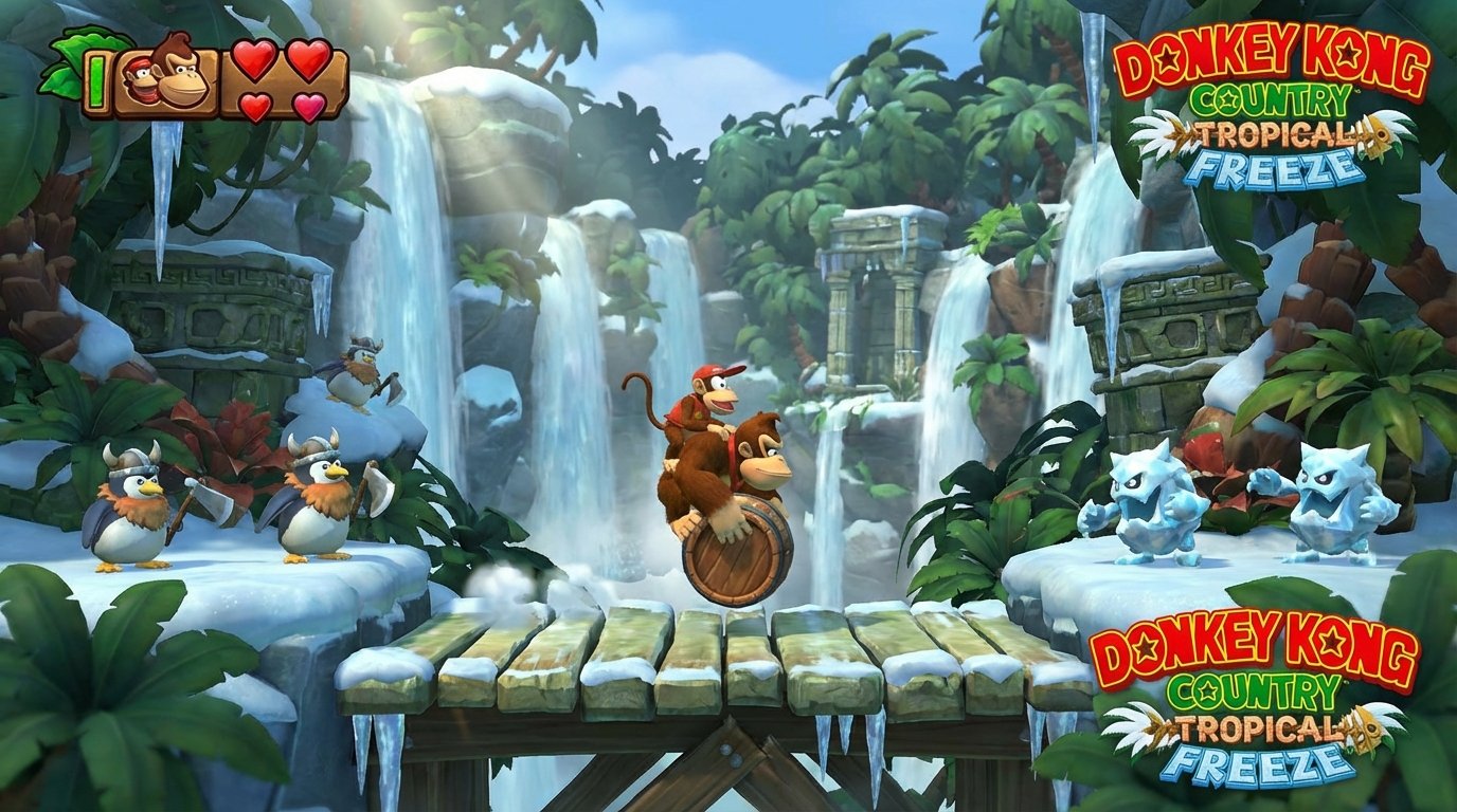 Donkey Kong Country: Tropical Freeze game screenshot
